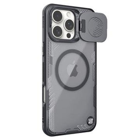 iPhone 16 Pro Max Nillkin IceBlade Prop Magnetisk Cover - MagSafe-kompatibel, skydelåg til linse - Sort