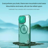 iPhone 16 Pro Max Nillkin IceBlade Prop Magnetisk Cover - MagSafe-kompatibel, skydelåg til linse - Sort