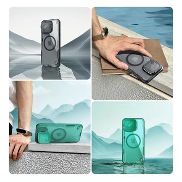 iPhone 16 Pro Max Nillkin IceBlade Prop Magnetisk Cover - MagSafe-kompatibel, skydelåg til linse - Sort