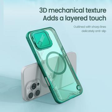 iPhone 16 Pro Max Nillkin IceBlade Prop Magnetisk Cover - MagSafe-kompatibel, skydelåg til linse - Sort