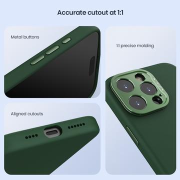 iPhone 16 Pro Max Nillkin LensWing Pro flydende silikone cover - MagSafe-kompatibel - Blå