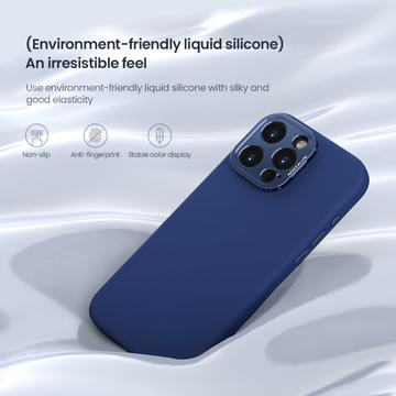 iPhone 16 Pro Max Nillkin LensWing Pro flydende silikone cover - MagSafe-kompatibel - Blå