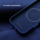 iPhone 16 Pro Max Nillkin LensWing Pro flydende silikone cover - MagSafe-kompatibel - Blå