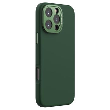 iPhone 16 Pro Max Nillkin LensWing Pro flydende silikone cover - MagSafe-kompatibel - Grøn