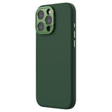 iPhone 16 Pro Max Nillkin LensWing Pro flydende silikone cover - MagSafe-kompatibel - Grøn