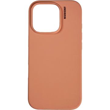 iPhone 16 Pro Max Nudient Base Silikone Cover - Ferskenorange