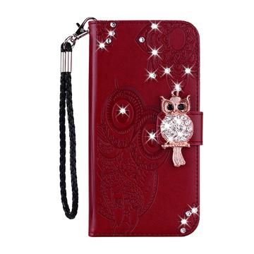 iPhone 16 Pro Max Ugle Rhinsten Pung - Rød