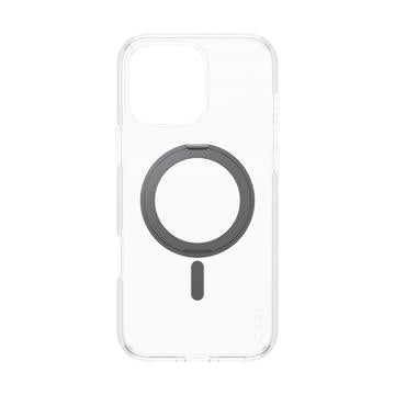 iPhone 16 Pro Max PanzerGlass Care Kickstand Cover - MagSafe-kompatibel - Gennemsigtig / Sort