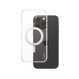 iPhone 16 Pro Max PanzerGlass Care Kickstand Cover - MagSafe-kompatibel - Sølv