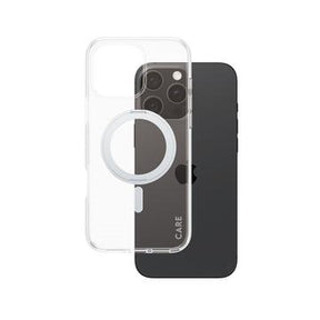 iPhone 16 Pro Max PanzerGlass Care Kickstand Cover - MagSafe-kompatibel - Sølv