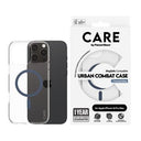 iPhone 16 Pro Max PanzerGlass Care Transparent Urban Combat Cover - MagSafe-kompatibel - Blå