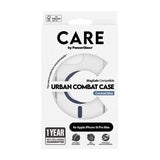 iPhone 16 Pro Max PanzerGlass Care Transparent Urban Combat Cover - MagSafe-kompatibel - Blå