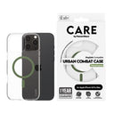 iPhone 16 Pro Max PanzerGlass Care Transparent Urban Combat Cover- MagSafe-kompatibel - Grøn
