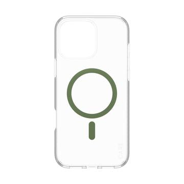iPhone 16 Pro Max PanzerGlass Care Transparent Urban Combat Cover- MagSafe-kompatibel - Grøn
