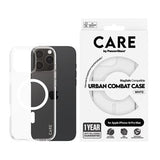 iPhone 16 Pro Max PanzerGlass Care Transparent Urban Combat Cover - MagSafe-kompatibel - Hvid