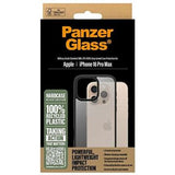 iPhone 16 Pro Max PanzerGlass HardCase Cover - Sort / Gennemsigtig