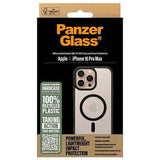 iPhone 16 Pro Max PanzerGlass HardCase MagSafe-kompatibel Cover - Sort / Gennemsigtig
