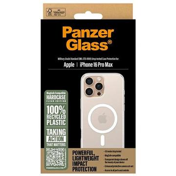 iPhone 16 Pro Max PanzerGlass HardCase MagSafe-kompatibel Cover - Hvid / Gennemsigtig