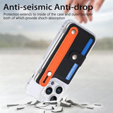 iPhone 16 Pro Max plastiketui CY1 - kortplads, armbånd, støtte - sort