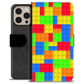 iPhone 16 Pro Max Premium Flip Cover med Pung - Klodser