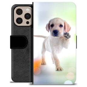 iPhone 16 Pro Max Premium Flip Cover med Pung - Hund