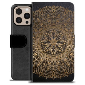 iPhone 16 Pro Max Premium Flip Cover med Pung - Mandala