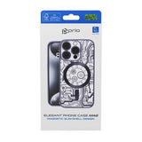 iPhone 16 Pro Max Prio Elegant Mag Cover m. beskyttelse af kameralinsen - Sort