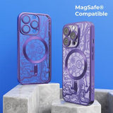 iPhone 16 Pro Max Prio Elegant Mag cover m. beskyttelse af kameralinsen - Lilla