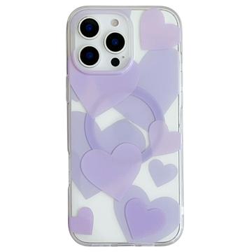 iPhone 16 Pro Max Pure Love magnetisk hybrid-cover - lilla