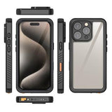 iPhone 16 Pro Max Redpepper FS IP68 Vandtæt Cover - Sort