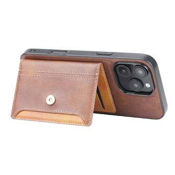 iPhone 16 Pro Max Retro Style Cover med Pung - Grøn
