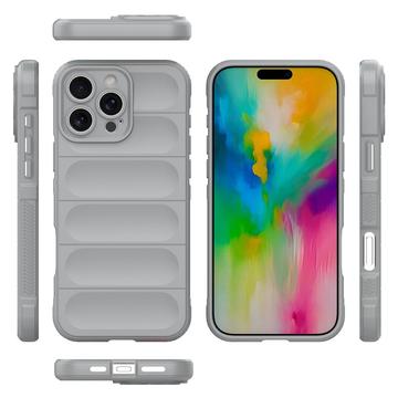 iPhone 16 Pro Max Rugged TPU Cover - Lysegrå