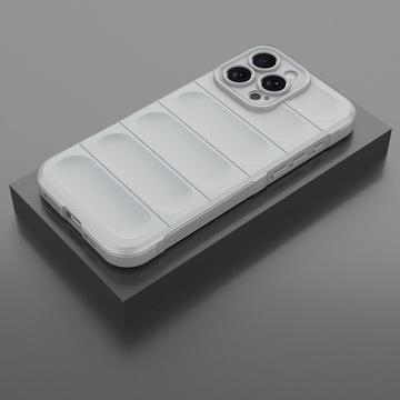 iPhone 16 Pro Max Rugged TPU Cover - Lysegrå