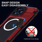 iPhone 16 Pro Max Shellbox M Series IP68 vandtæt cover - dykkercover med MagSafe-kompatibilitet - rød