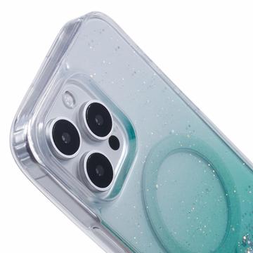 iPhone 16 Pro Max Sparkle Glow MagSafe Cover - grøn