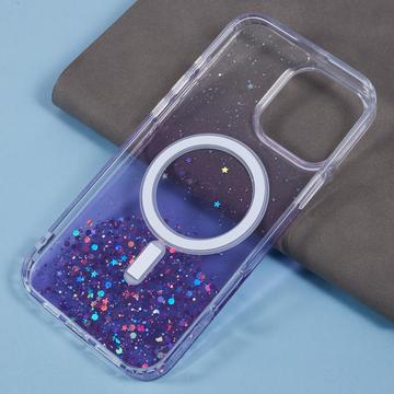 iPhone 16 Pro Max Sparkle Glow MagSafe Cover - lilla