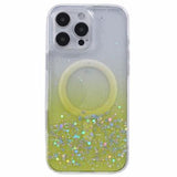 iPhone 16 Pro Max Sparkle Glow MagSafe Cover - gul