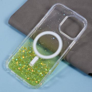 iPhone 16 Pro Max Sparkle Glow MagSafe Cover - gul