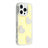 iPhone 16 Pro Max Funklende Kærlighed og Perle Hybrid Cover - Gul