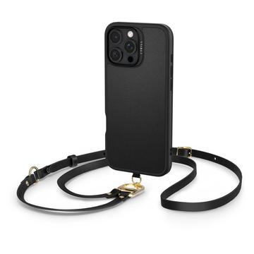 iPhone 16 Pro Max Spigen Cyrill Kajuk Classic Charm Mag-etui med rem - Sort