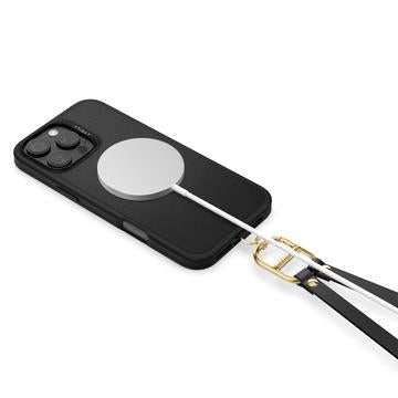 iPhone 16 Pro Max Spigen Cyrill Kajuk Classic Charm Mag-etui med rem - Sort