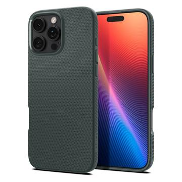 iPhone 16 Pro Max Spigen Liquid Air TPU Cover - Mørkegrøn