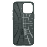 iPhone 16 Pro Max Spigen Liquid Air TPU Cover - Mørkegrøn