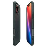 iPhone 16 Pro Max Spigen Liquid Air TPU Cover - Mørkegrøn