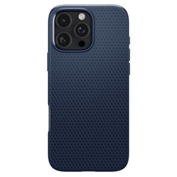 iPhone 16 Pro Max Spigen Liquid Air TPU Cover - Navy Blå