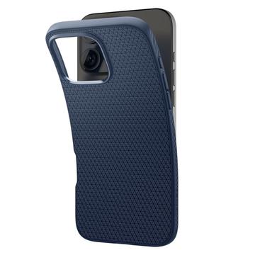 iPhone 16 Pro Max Spigen Liquid Air TPU Cover - Navy Blå
