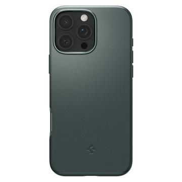 iPhone 16 Pro Max Spigen Thin Fit Mag MagSafe Cover - Afgrund grøn