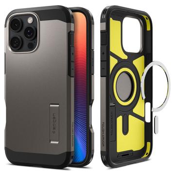 iPhone 16 Pro Max Spigen Tough Armor Mag Cover - Pistolmetal