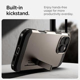 iPhone 16 Pro Max Spigen Tough Armor Mag Cover - Pistolmetal