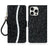 iPhone 16 Pro Max Stilfuldt glitteretui - sort